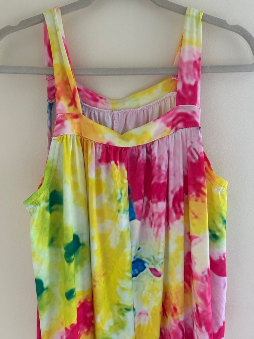 Boutique 9 Multicolor Tie-Dye Sleeveless Jumpsuit Women’s 2X Overalls - Picture 2 of 5